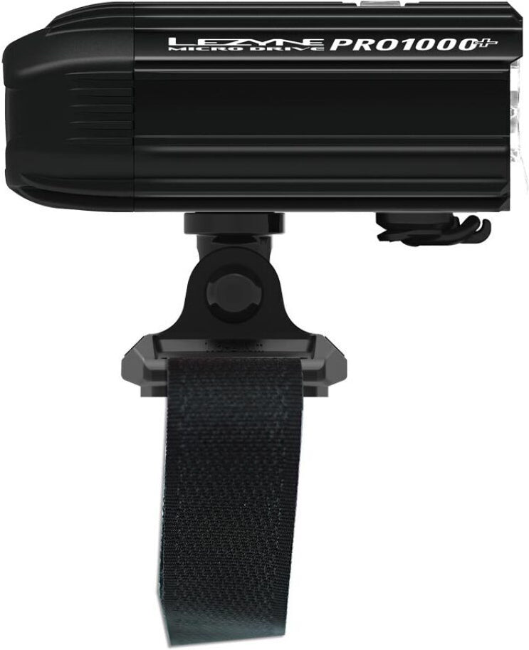 LEZYNE MICRO DRIVE PRO 1000+ HELMET LIGHT - BLACK/WHITE