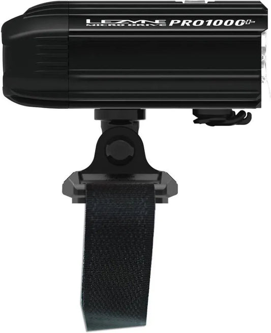 LEZYNE MICRO DRIVE PRO 1000+ HELMET LIGHT - BLACK/WHITE