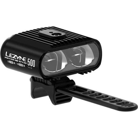 LEZYNE POWER HIGH BEAM 500 LOADED STVZO Front LIGHT - BLACK/WHITE