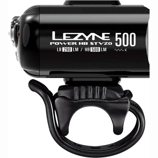 LEZYNE POWER HIGH BEAM 500 LOADED STVZO Front LIGHT - BLACK/WHITE
