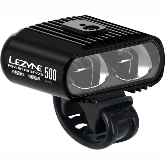 LEZYNE POWER HIGH BEAM 500 LOADED STVZO Front LIGHT - BLACK/WHITE