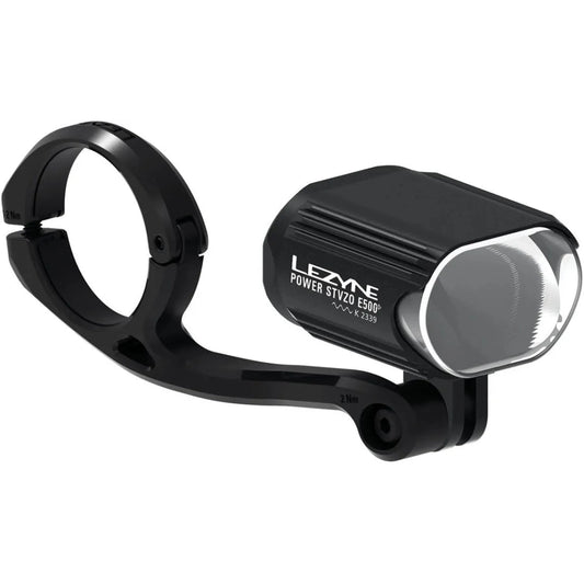 LEZYNE POWER STVZO E500+ Front LIGHT - MATTE BLACK/WHITE