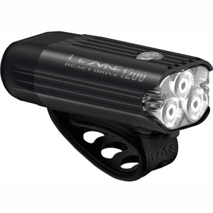 LEZYNE REACT DRIVE 1200 LUMEN RADAR Front LIGHT - Black