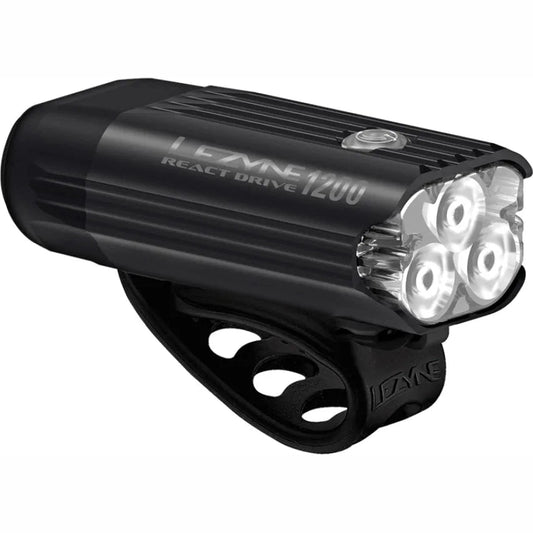 LEZYNE REACT DRIVE 1200 LUMEN RADAR Front LIGHT - Black