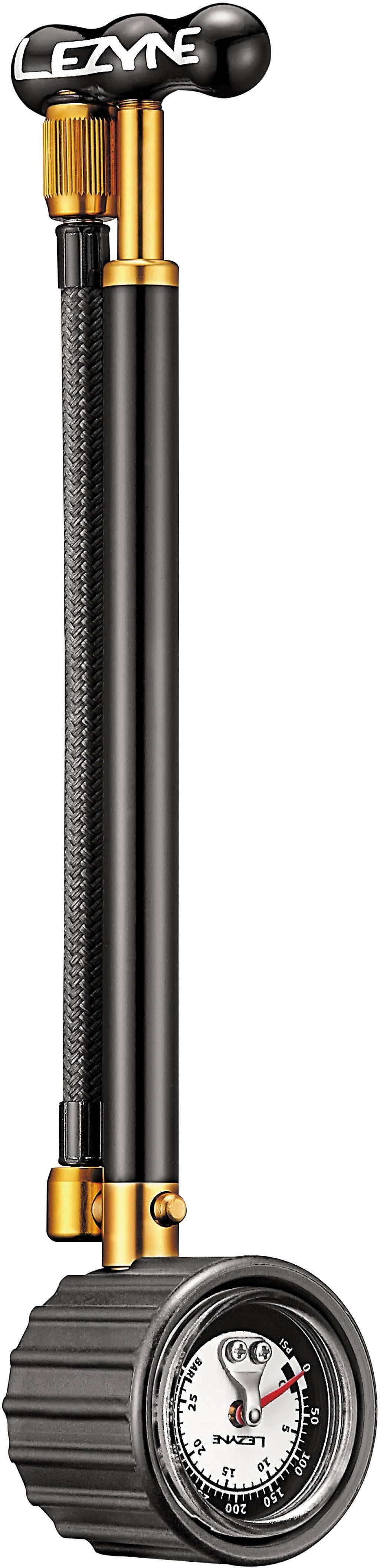 LEZYNE SHOCK DRIVE MINI PUMP - BLACK/GOLD