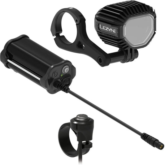 LEZYNE SUPER HB STVZO P1350+ LOADED KIT - BLACK