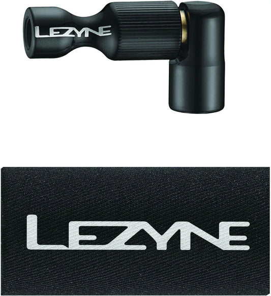 LEZYNE TRIGGER DRIVE CNC CO2 PUMP HEAD - BLACK/GLOSSY