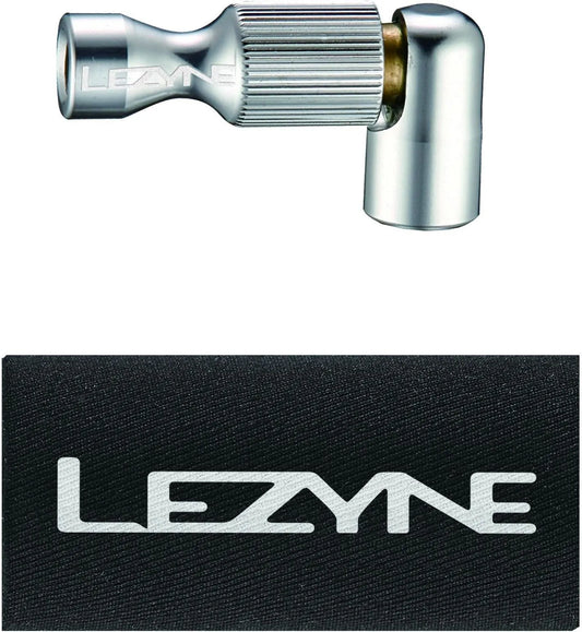 LEZYNE TRIGGER DRIVE CNC CO2 PUMP HEAD - BLUE/GLOSSY