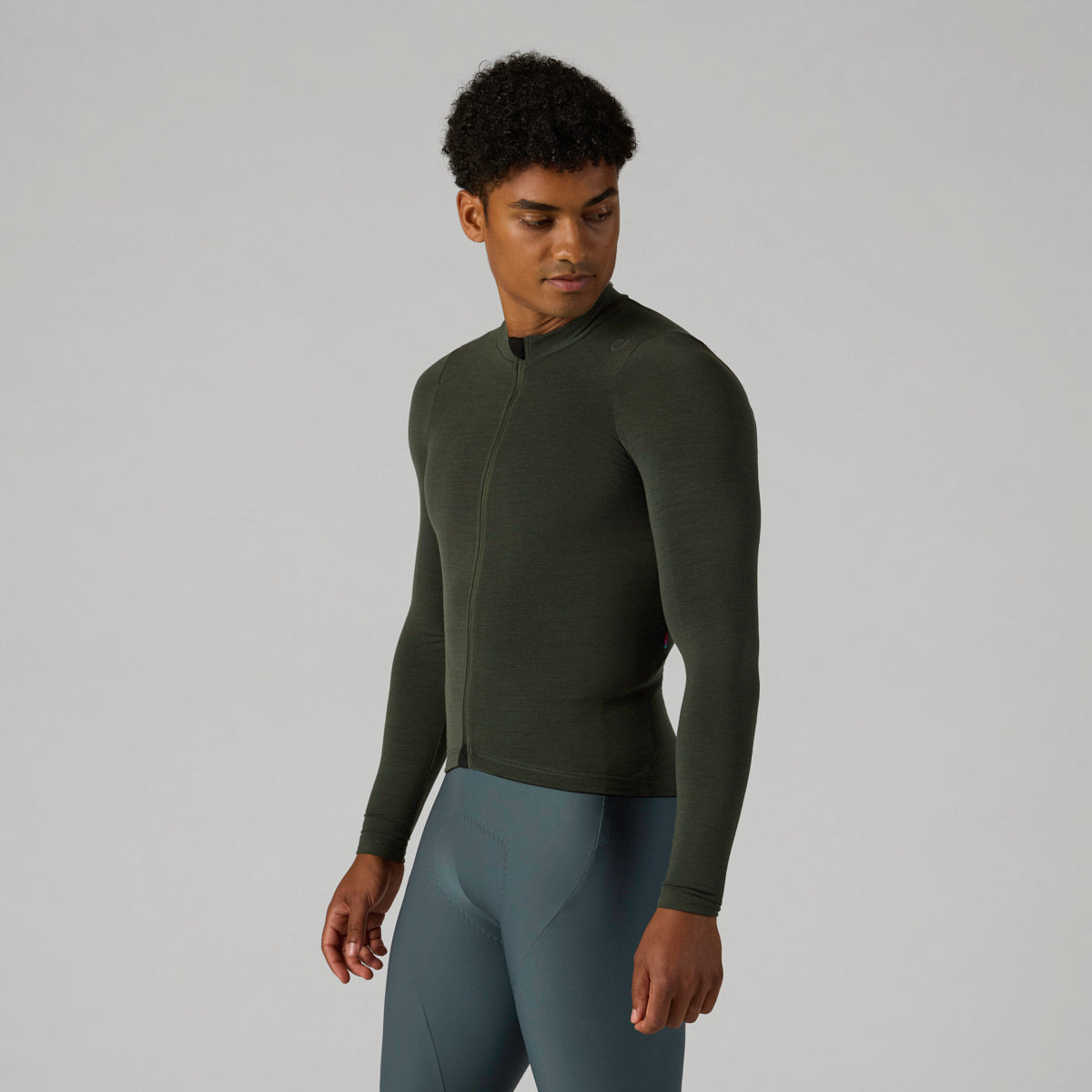VELOCIO Luxe Merino Manica lunga - Deep Forest
