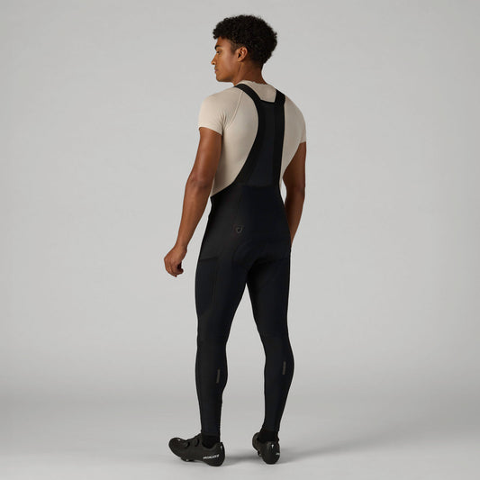 VELOCIO Luxe Thermal Cykelbukser med seler Cykelbukser med seler Tights - Sort