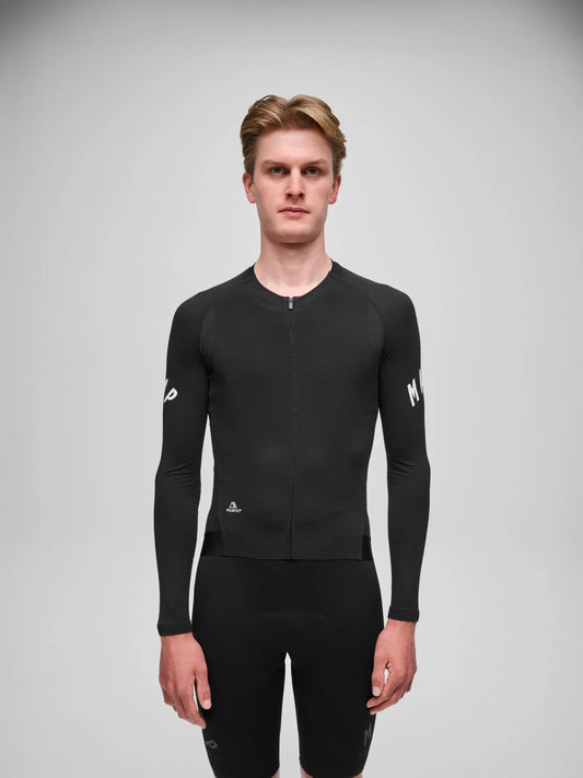 MAAP APEX AEON LONG SLEEVE JERSEY - BLACK/WHITE