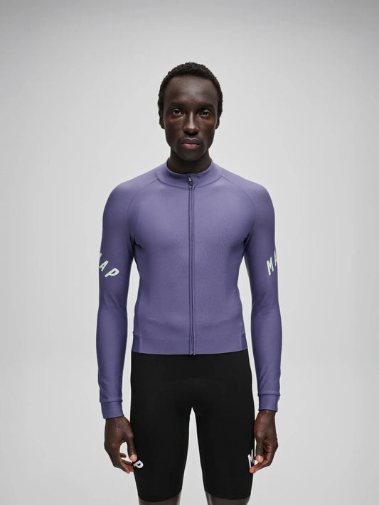 MAAP APEX AEON THERMAL LONG SLEEVE JERSEY - DEEP COBALT