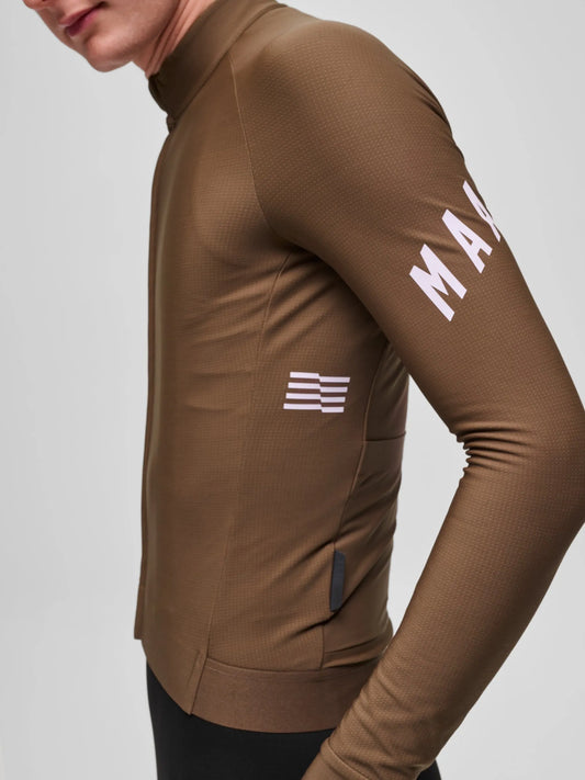 MAAP APEX AEON THERMAL LONG SLEEVE JERSEY - ESPRESSO