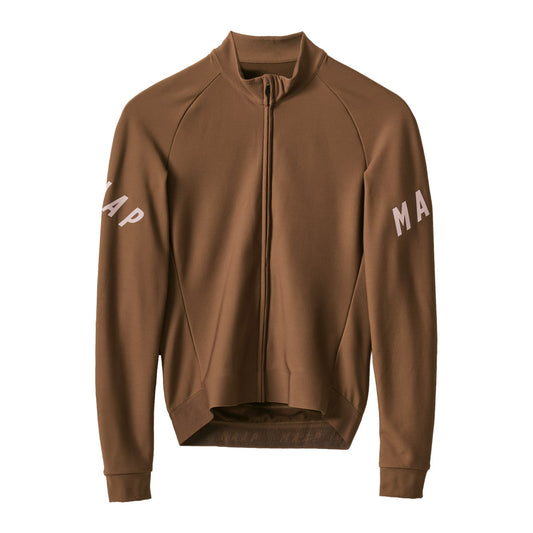 MAAP APEX AEON THERMAL LONG SLEEVE JERSEY - ESPRESSO