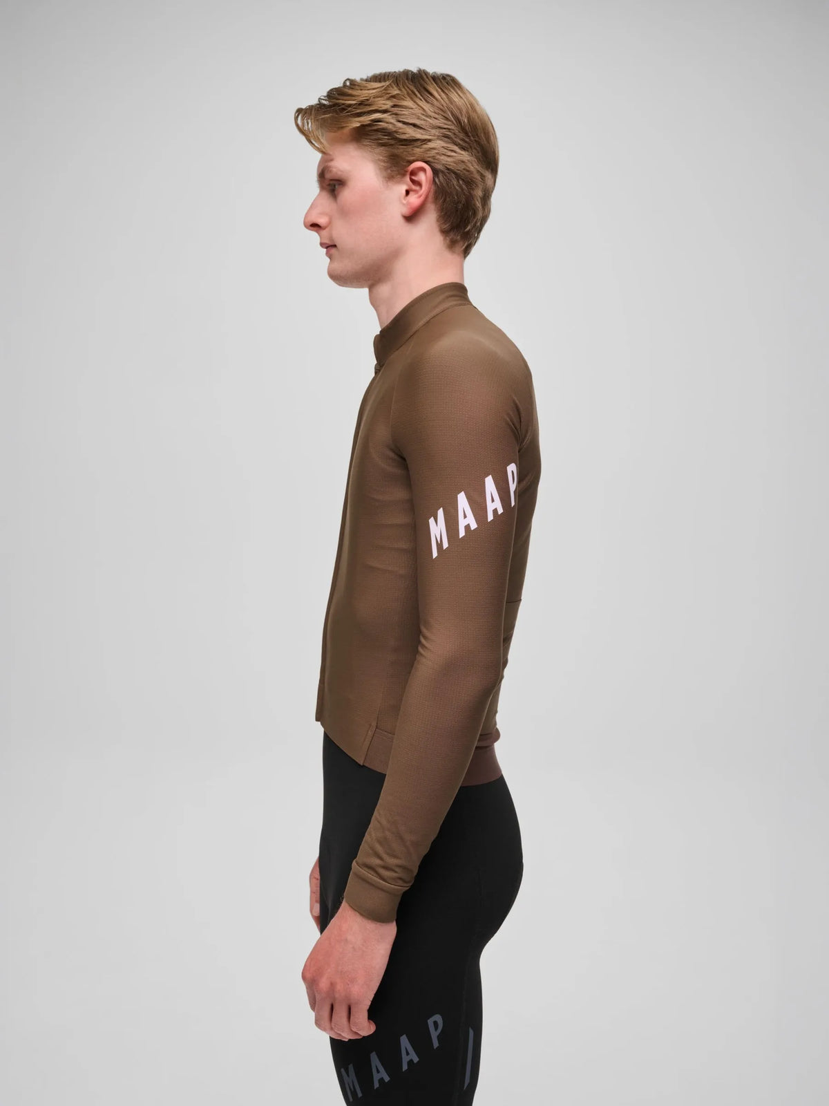 MAAP APEX AEON THERMAL LONG SLEEVE JERSEY - ESPRESSO