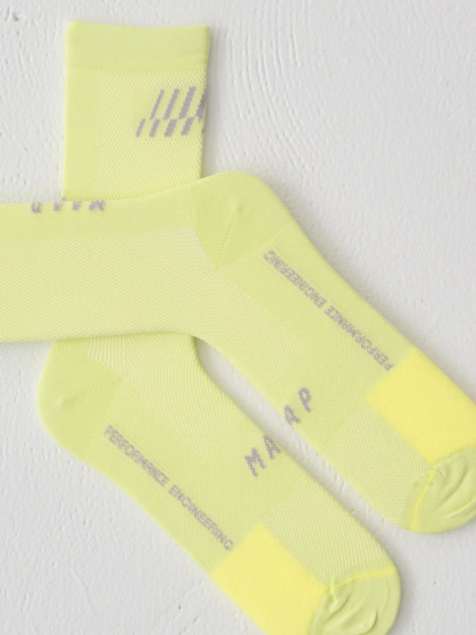 MAAP Aerate Sock - Shadow Lime