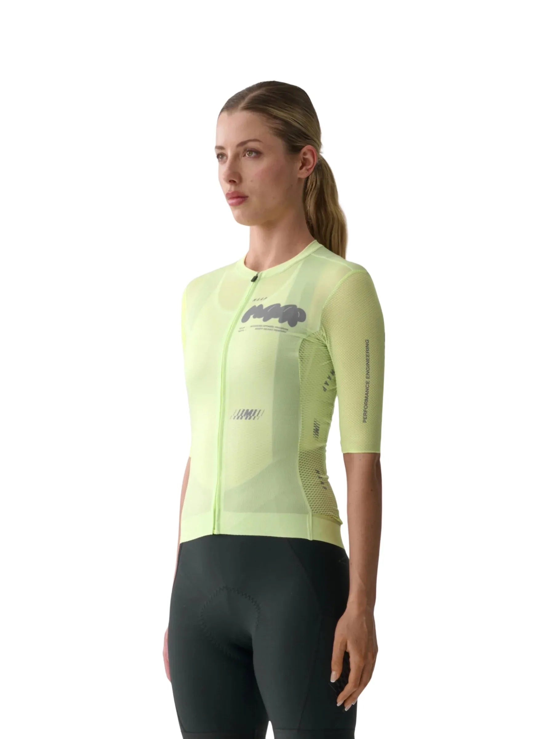 MAAP Aerate Women Pro Air Jersey 3.0 - Shadow Lime