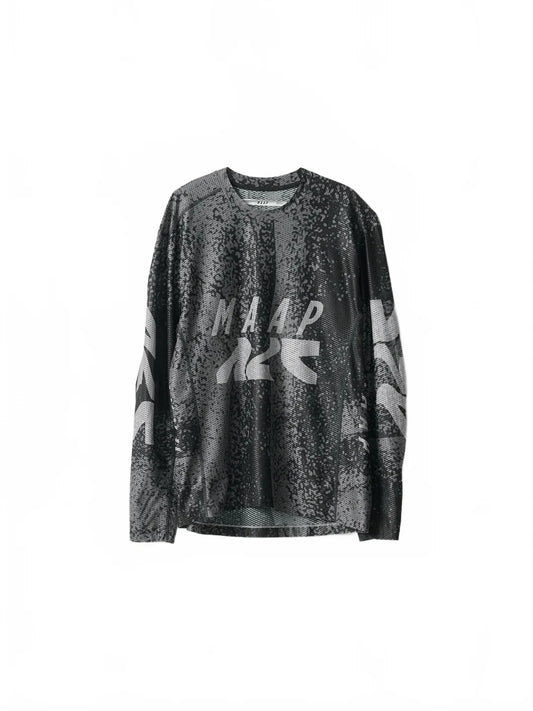 MAAP Alt Road Mesh LS Tee - Silver/Black
