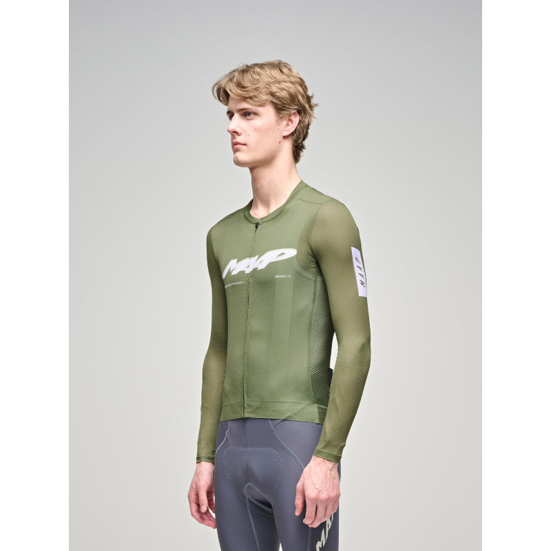 MAAP BLAZE PRO AIR LONG SLEEVE JERSEY 3.0 - JUNGLE GREEN