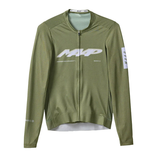 MAAP BLAZE PRO AIR LONG SLEEVE JERSEY 3.0 - JUNGLE GREEN