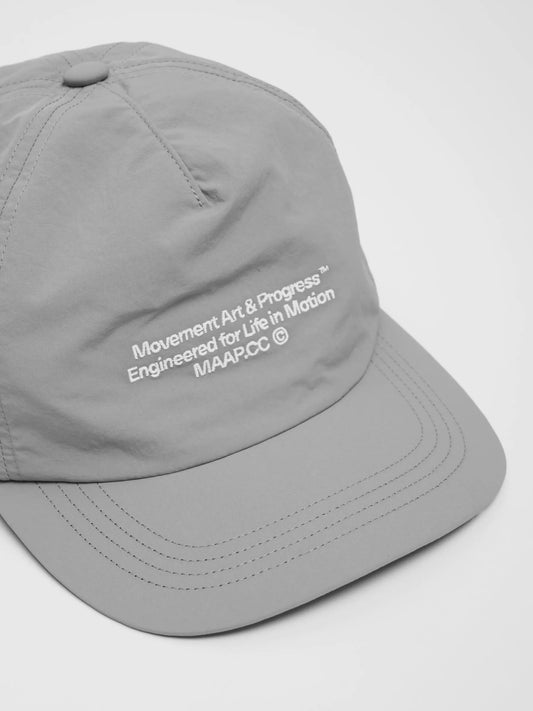 MAAP CC Nylon 5 Panel Cap - Flint Grey