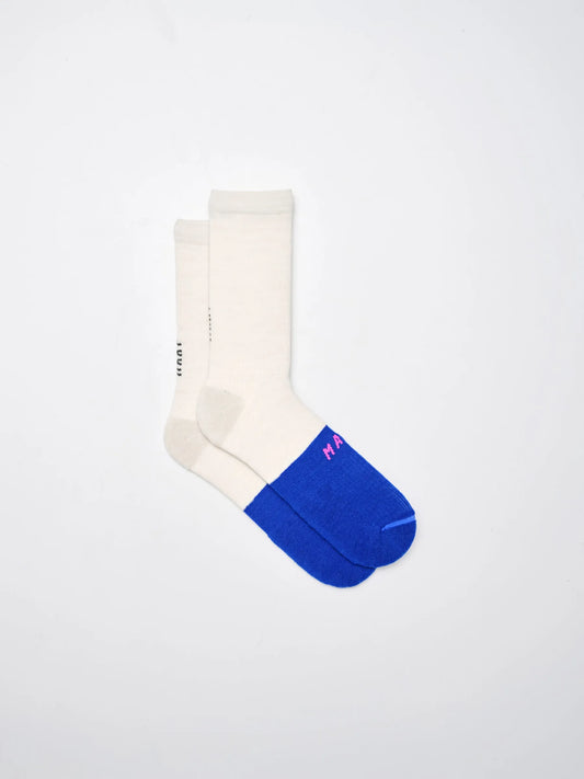 MAAP Division Merino Socks - Fog/RGB Blue