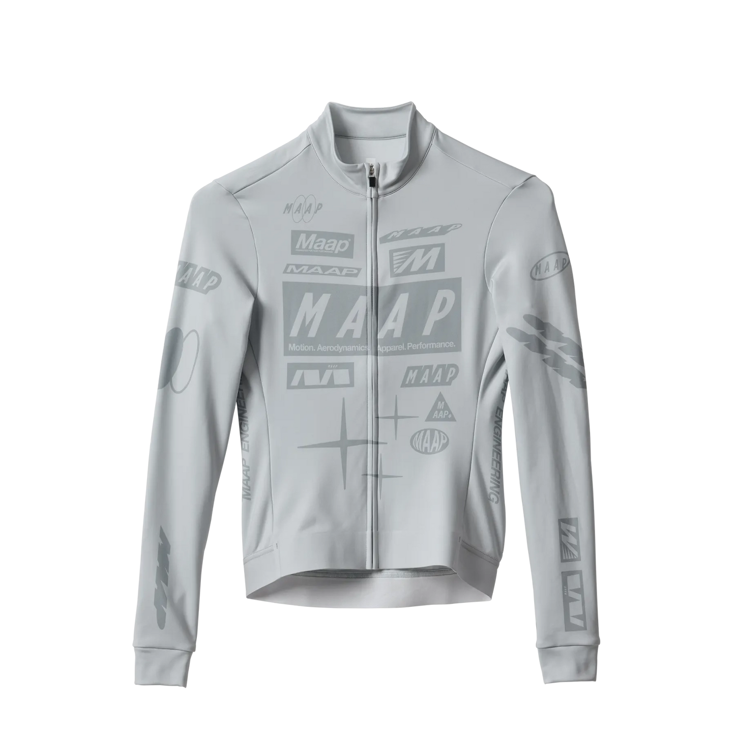 MAAP Drome Thermal LS Jersey - Ice Gray