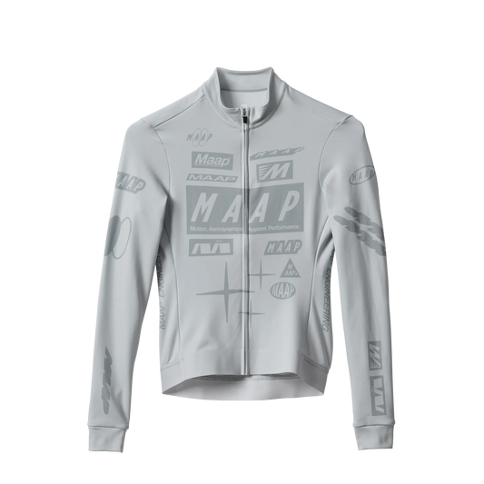 MAAP Drome Thermal LS Jersey - Ice Gray