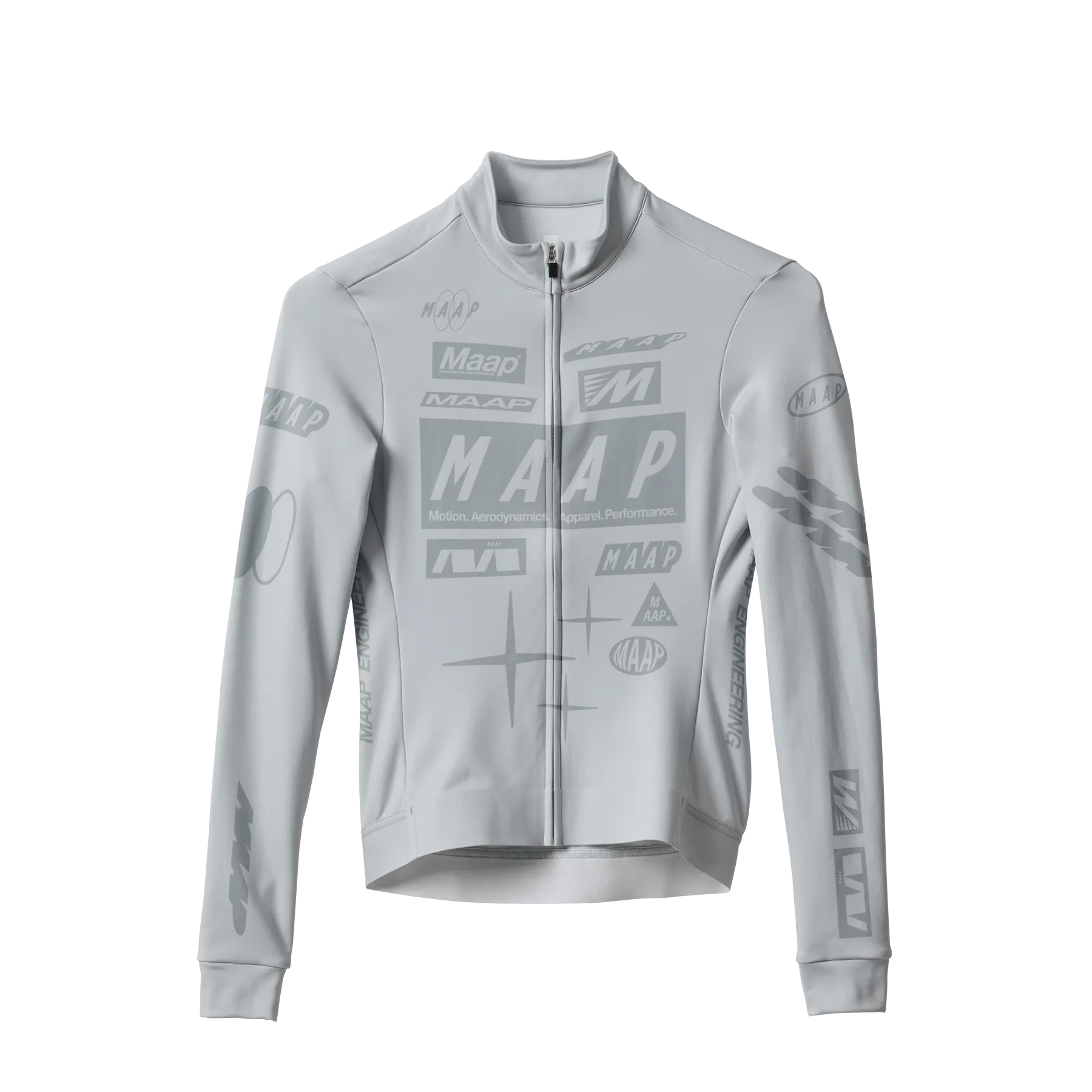 MAAP Drome Thermal LS Jersey - Ice Gray