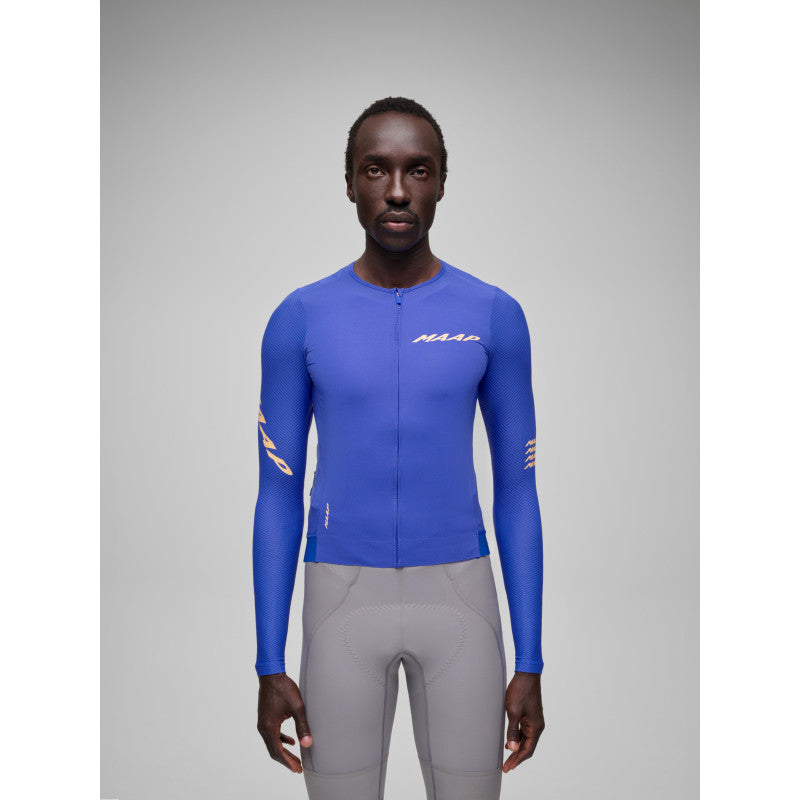MAAP EMERGE LONG SLEEVE JERSEY - AMPARO BLUE