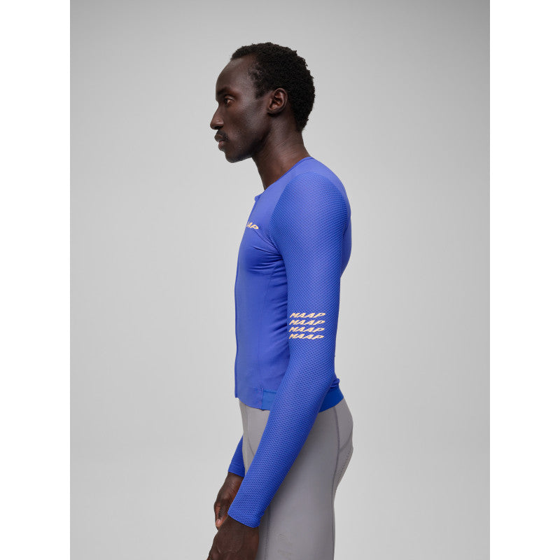 MAAP EMERGE LONG SLEEVE JERSEY - AMPARO BLUE
