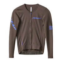 MAAP EMERGE Maillot màniga llarga - BROWN UMBER