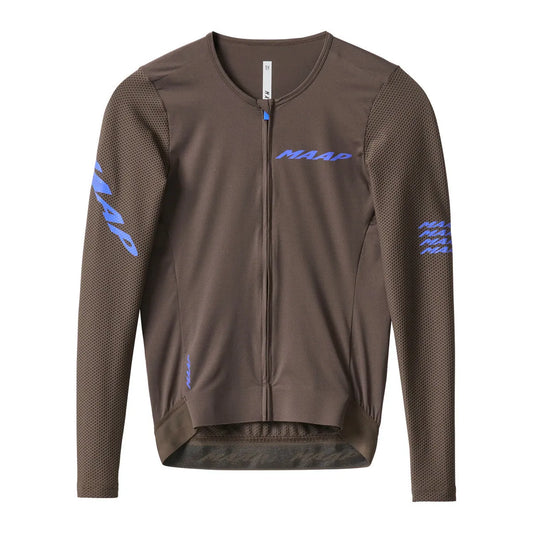 MAAP EMERGE LONG SLEEVE JERSEY - BROWN UMBER