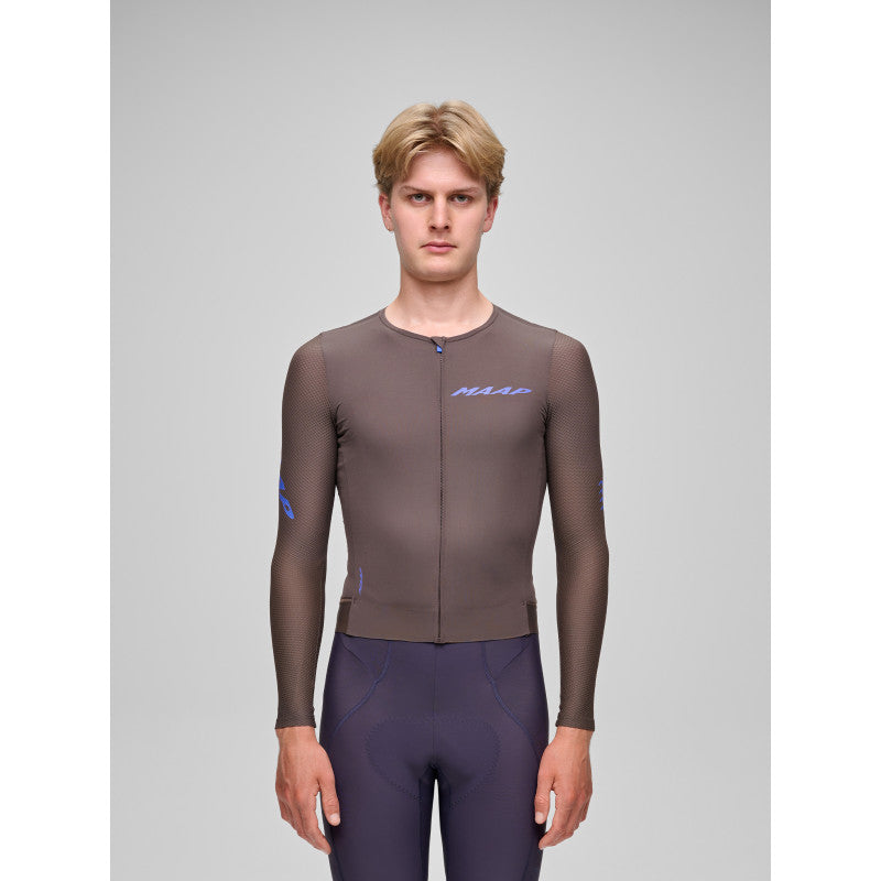 MAAP EMERGE LONG SLEEVE JERSEY - BROWN UMBER