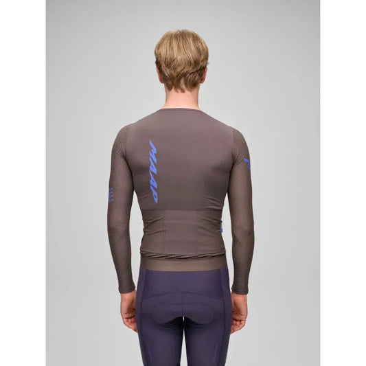MAAP EMERGE LONG SLEEVE JERSEY - BROWN UMBER