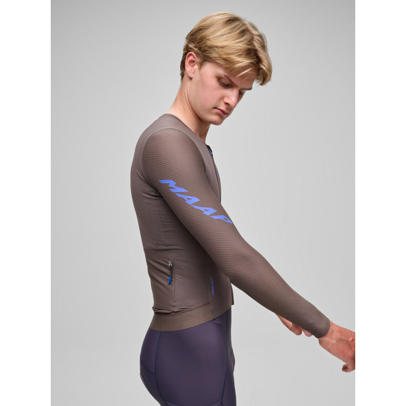 MAAP EMERGE LONG SLEEVE JERSEY - BROWN UMBER