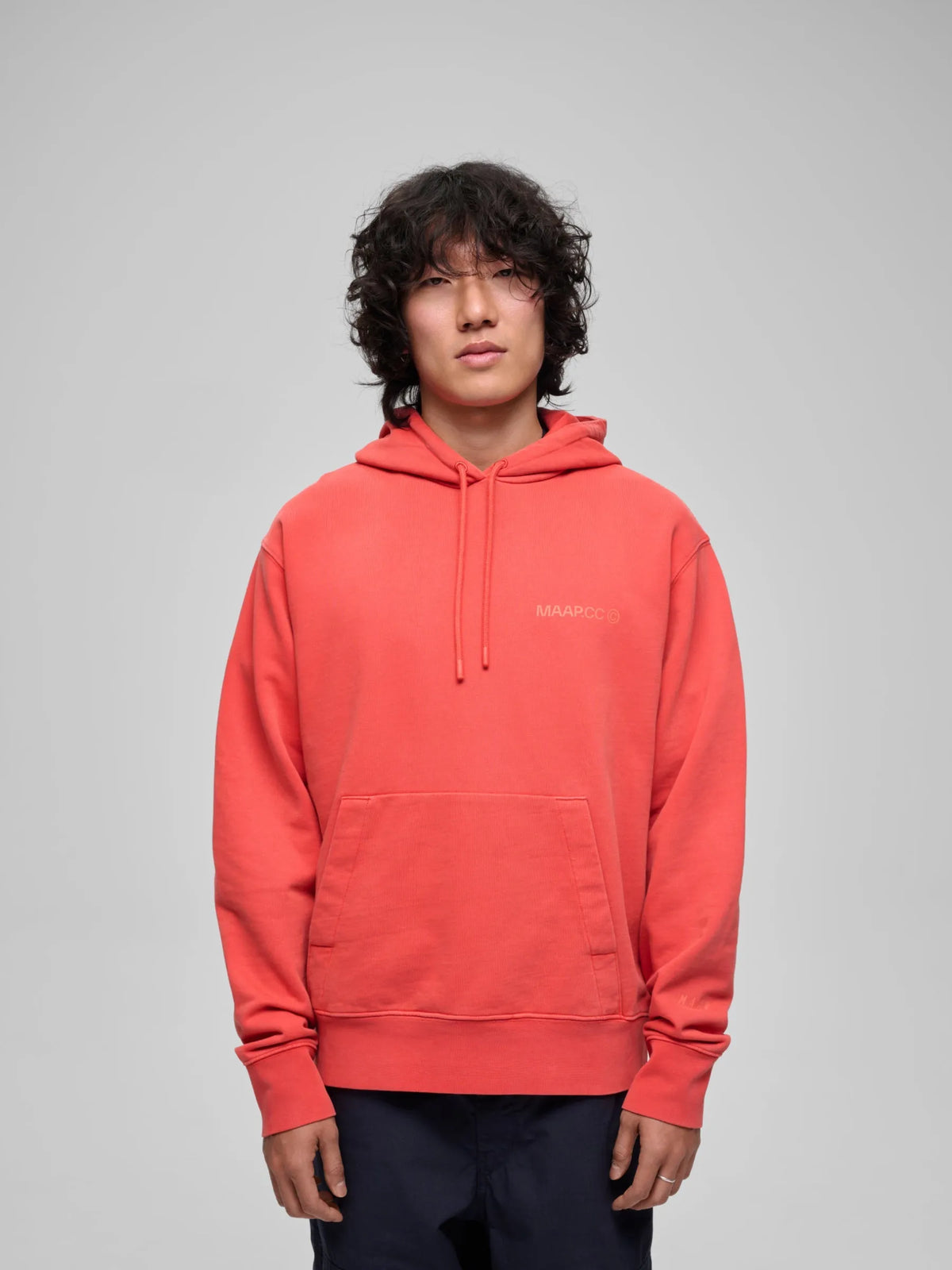 MAAP ESSENTIALS CC HOODIE - WASHED RED