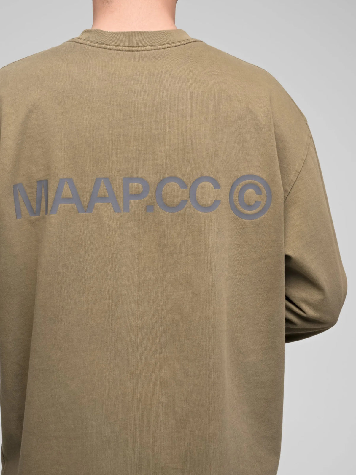 MAAP ESSENTIALS CC LONG SLEEVE TEE - SILVER SAGE