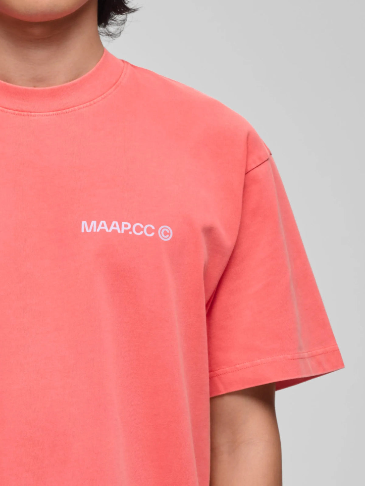 MAAP ESSENTIALS CC TEE - PEACH ECHO