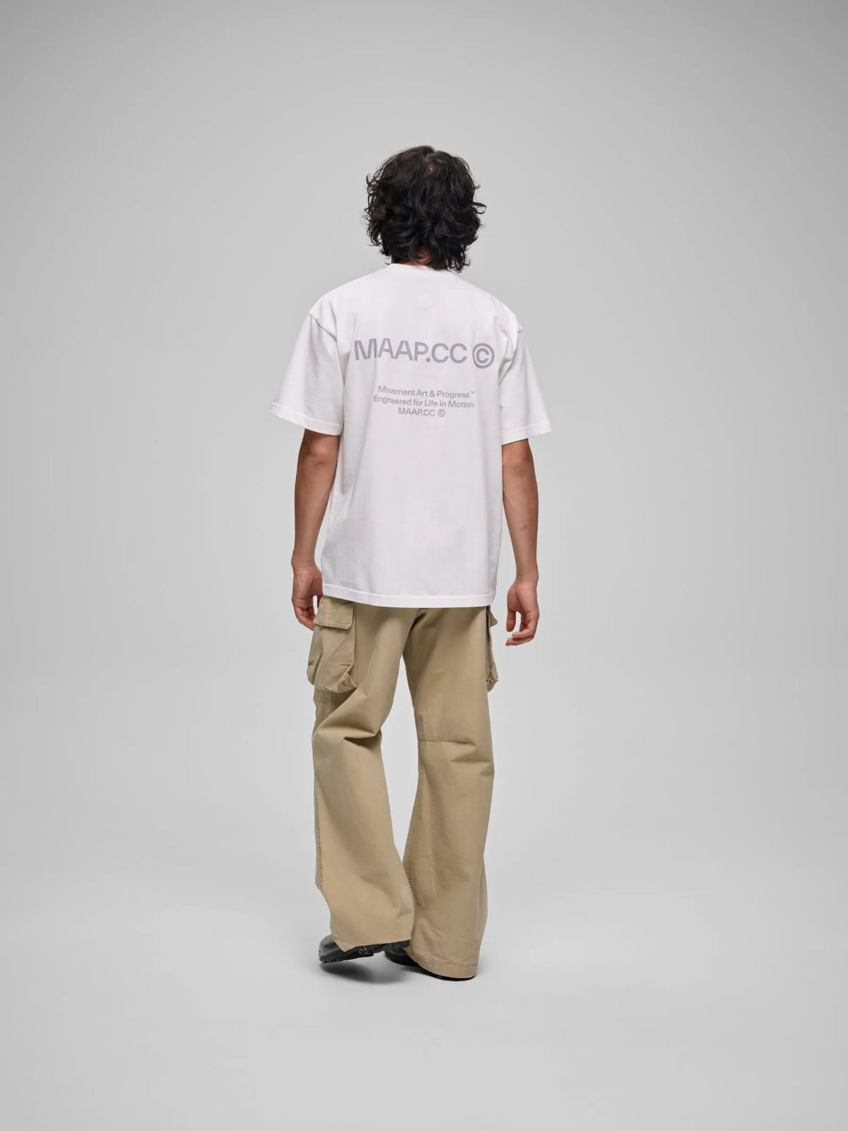 MAAP ESSENTIALS CC TEE - WHITE/ICELANDIC BLUE