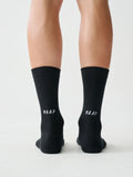 MAAP ESSENTIALS PRINT SOCKS - BLACK