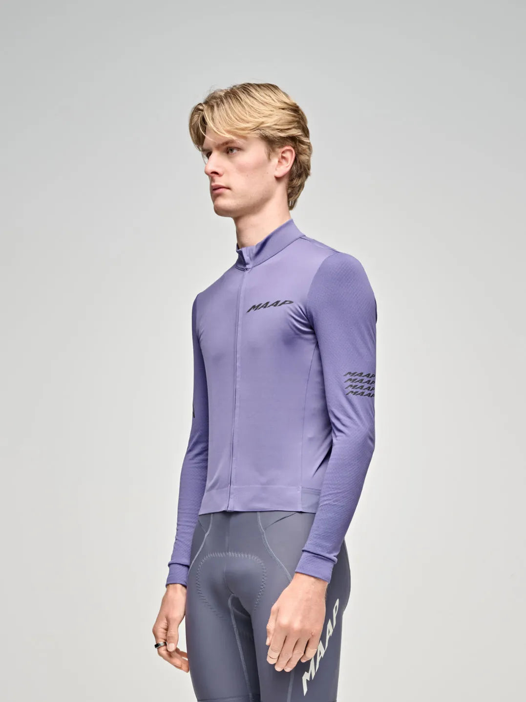 MAAP Emerge Thermal Long Sleeve Jersey - Heron