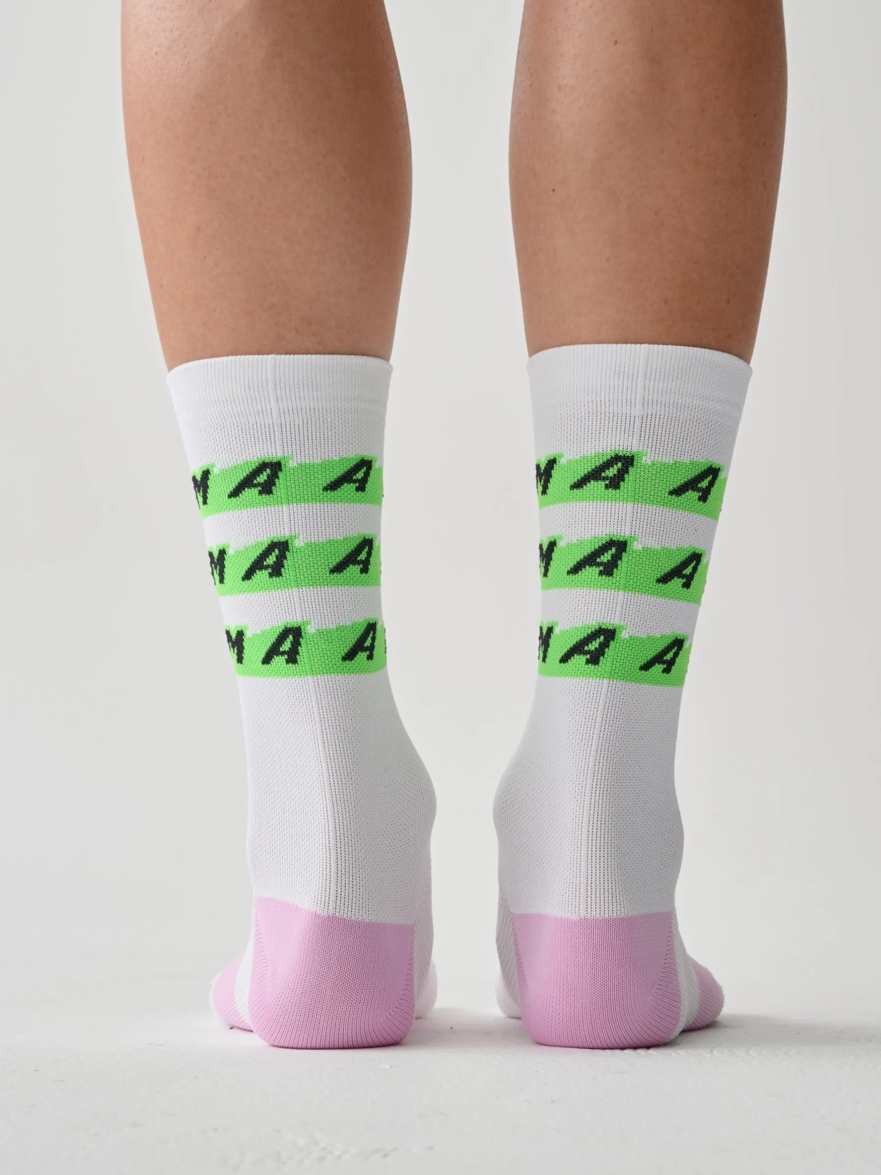 MAAP Evade X Socks - White/Fluro Green
