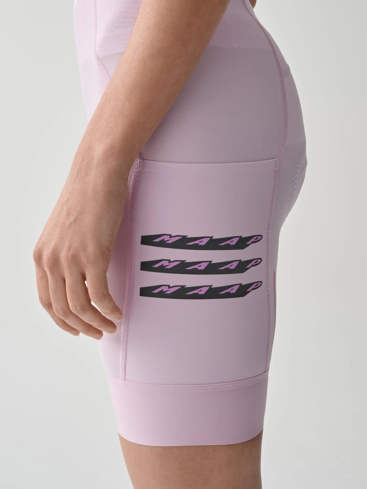 MAAP Evade X Team Bib Evo Cargo Women Bib Shorts - Cherry Blossom