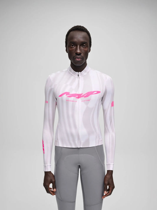 MAAP HALO TEAM THERMAL LONG SLEEVE JERSEY - HALO STATIC GREY