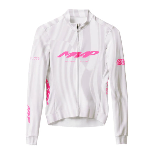 MAAP HALO TEAM THERMAL LONG SLEEVE JERSEY - HALO STATIC GREY