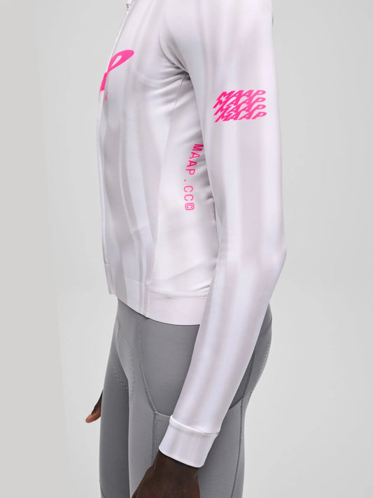 MAAP HALO TEAM THERMAL LONG SLEEVE JERSEY - HALO STATIC GREY