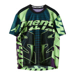MAAP MESH SHORT SLEEVE TEE - BLACK/ACID LIME