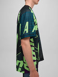 MAAP MESH SHORT SLEEVE TEE - BLACK/ACID LIME