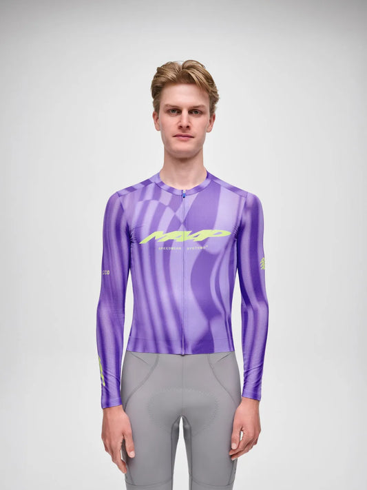 MAAP Men Pro Air LS Jersey 3.0 - Halo Purple Flux